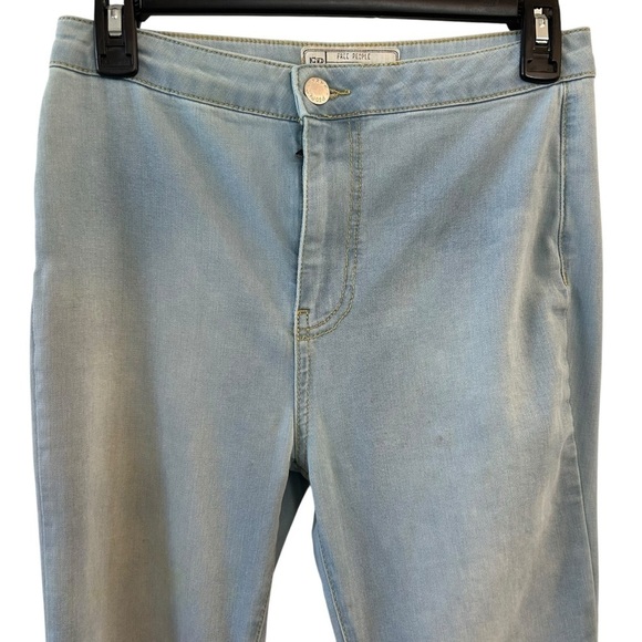 Free People Hippie 70s Bell Bottoms Flare Jeans Retro Size 26 - Picture 8 of 15